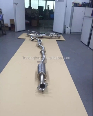 ユニバーサルフィットメント 三?? ランサーとバルブ制御のための光沢のあるステンレス鋼改造排気管