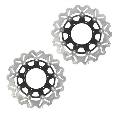 105mm ID 300MM BMW F 650 F 650 CS F 650 GS用のステンレスステールモーターサイクルの浮遊式ブレーキディスク 4.5mm厚さとブレーキ