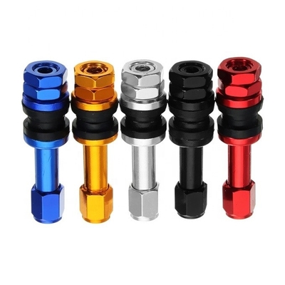 ユニバーサル・イヤー TPMS TR525 プーストキャップ アルミ製のチューブレスタイヤバルブ幹 改善されたタイヤ圧力モニタリング