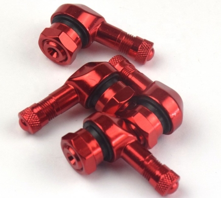 40mm 長さユニバーサルカーフィットメント オートバイタイヤバルブキャップ アルミボディと長持ちする銅コア