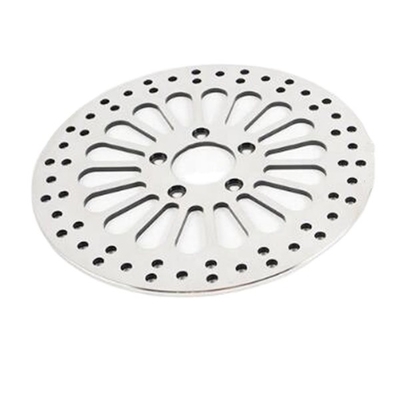 OD 299mm 11.8 インチ ハーレー用 後ろの磨き式ブレーキローター 右左マウントホール 5 2.30kg 位置 前後