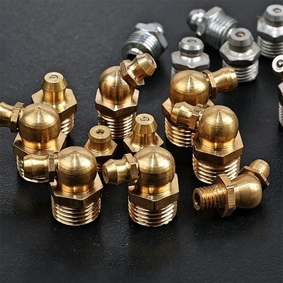 高温耐 Brass M8 M10 M6 5/16-24 1/4-19 1/4-28 グリース セルク 産業界用 乳首フィッティング