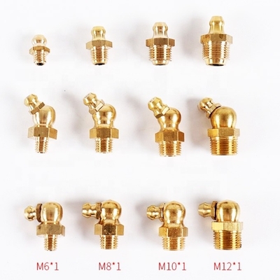 高温耐 Brass M8 M10 M6 5/16-24 1/4-19 1/4-28 グリース セルク 産業界用 乳首フィッティング