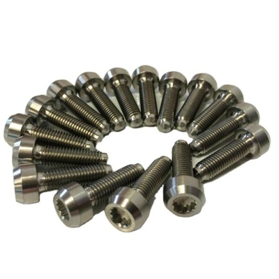 GR5級チタン・スプリット・リム・ボルト M7 x 24MM DIN標準天然仕上げ