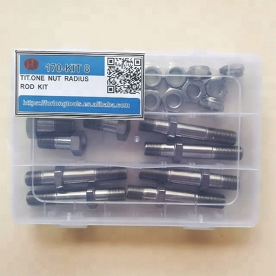 6AL-4Vチタン合金 GR5 スプリントカーレース用の仕上げボルトキット ボルトワンナットスタッド性能