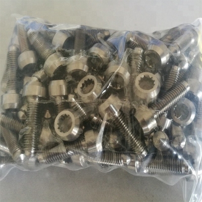BBS DIN 標準自然仕上げのための安装しやすい耐久性M7 * 24mmチタンスプリットリムボルト