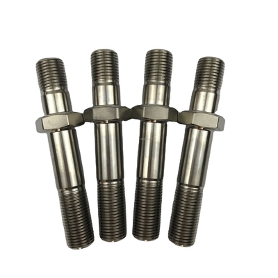 6AL-4Vチタン合金 天然仕上げ SPRINT CAR TITANIUM RADIUS ROD BOLT 1/2&quot;-20 x 1-3/8&quot;DIN標準のヘックスヘッドボルト