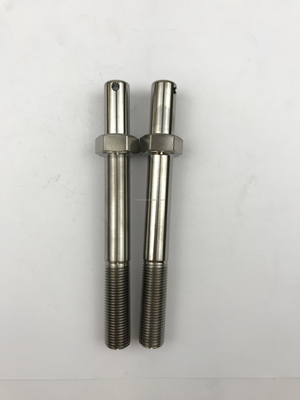 6AL-4Vチタン合金 天然仕上げ SPRINT CAR TITANIUM RADIUS ROD BOLT 1/2&quot;-20 x 1-3/8&quot;DIN標準のヘックスヘッドボルト