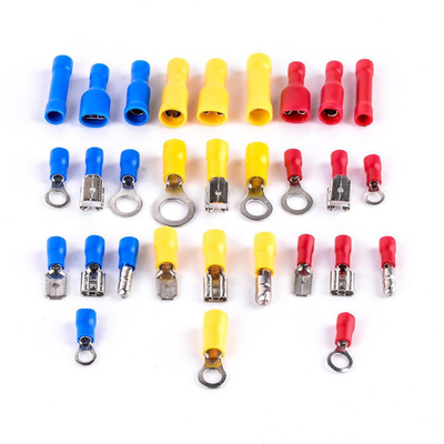 480pcs 隔離式端末 電気コンネクタ バット スパード リング フォーク 端末セット キット