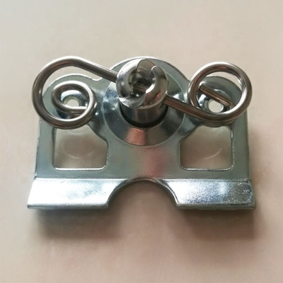 ユニバーサルシルバー鋼自発噴射 Dzus 7/16 鋼 1-3/8 &quot;プロフェッショナルグレードアプリケーションのためのスプリングバックプレート