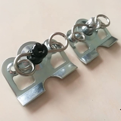 ユニバーサルシルバー鋼自発噴射 Dzus 7/16 鋼 1-3/8 &quot;プロフェッショナルグレードアプリケーションのためのスプリングバックプレート