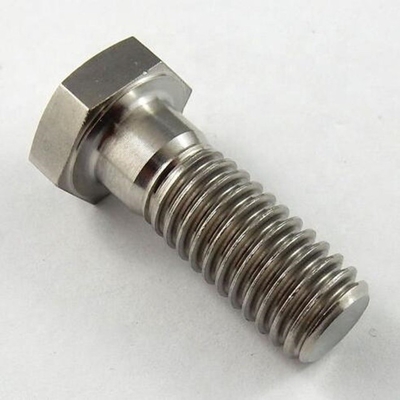 スプリントカー 5/16&quot;-24 x 1-1/2&quot; UNF タイタンヘックスヘッド ボルト DIN標準 6AL-4V 天然仕上げのチタン合金製
