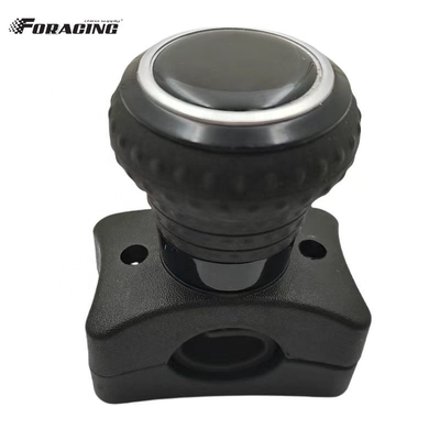 黒いステアリングホイールのスピナーノブ 3.2cm 6cmホイールの究極の運転アクセサリー