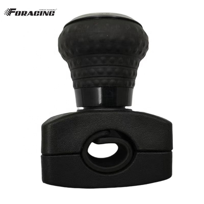 黒いステアリングホイールのスピナーノブ 3.2cm 6cmホイールの究極の運転アクセサリー