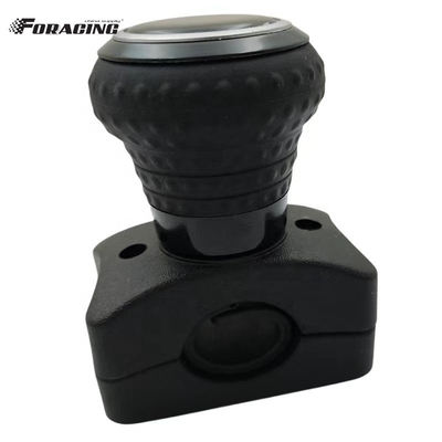 黒いステアリングホイールのスピナーノブ 3.2cm 6cmホイールの究極の運転アクセサリー