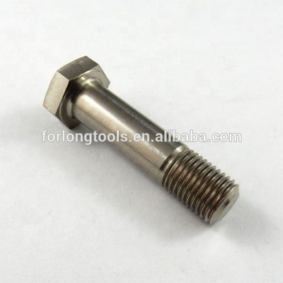 6AL-4Vチタン合金 天然仕上げチタン 3/8-24 x 1-1/2&quot; UNF HEX HEAD ボルト 短糸 スプリントボルト DIN 標準