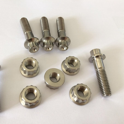 標準OE NO.チタン Gr5 12 PT RS/ RX スプリットリムキット M7 x 32 ボルトとナッツ