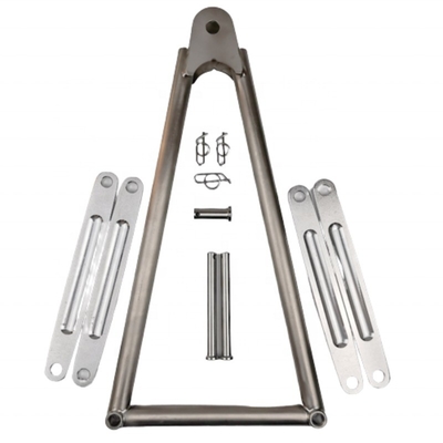 Jacobs Ladder 天然チタン 13 5/8 インチ 長 オーダーメイドの改良のための究極のスプリントカーアクセサリー