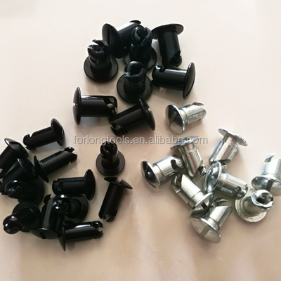 ユニバーサル アルミ 7/16 &quot;×.500&quot; 1/4 速回り ドーム ヘッド Dzus 固定器 ユニバーサル 性能のためのシルバー アルミ