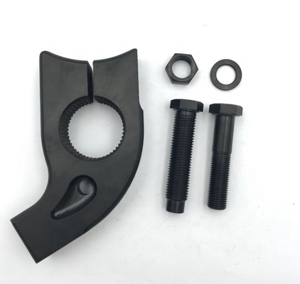 タイタン Gr5 ブラック PVD トルションストップ 1 3/4&quot; スプリット 1-1/8&quot; スライン 7/16 調整ボルト すべてのヘックスビルト 9/16&quot; 様々な産業