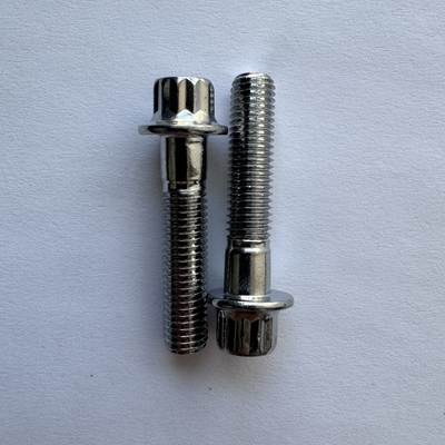 電源発電産業 タイタンボルト M8 x 1.25 x 32mm 12点フレンズ DIN標準とシルバー仕上げ