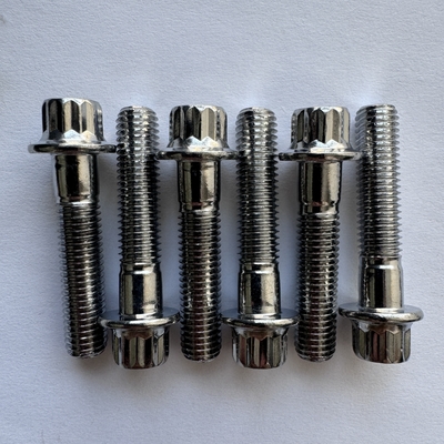 パフォーマンス M8 x1.25x 32MM レーシングカー用チタンフレンズボルト 黒/緑/自然仕上げ オーダーメイド