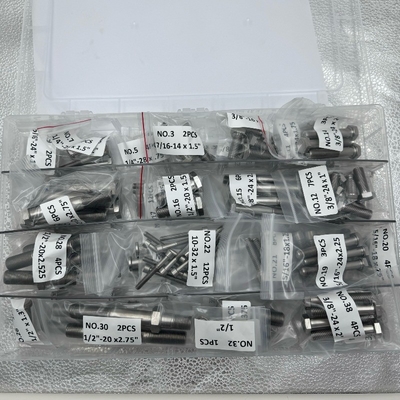 完全なグレード8 トリプルXスプリントカーボルトキット 頑丈なQ/C R/R S/P PLUSとチタン・シャシー 2021ユニバーサルフィットメント