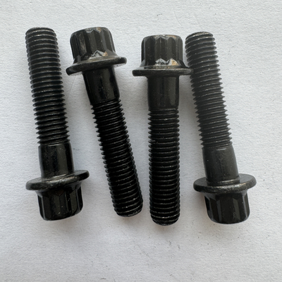 標準OE NO.チタン Gr5 12 PT RS/RX スプリット・リムキット M7 x 32 ボルトとナッツ フレンズ ボルト ブラック ユニバーサル・カー・フィットメント