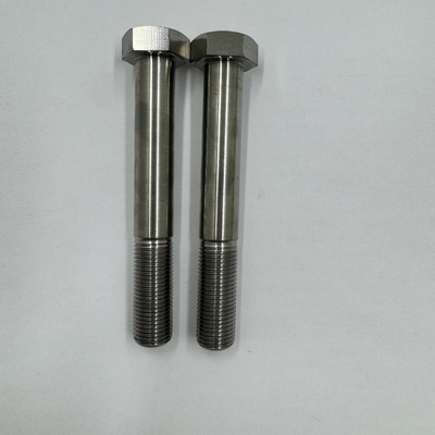6AL-4Vチタン合金 天然仕上げヘックスヘッドボルト 1/2&quot;-20 x 4.5&quot;重用建設必需部品