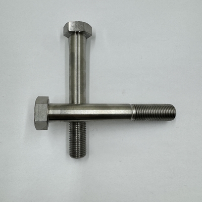 6AL-4Vチタン合金 天然仕上げヘックスヘッドボルト 1/2&quot;-20 x 4.5&quot;重用建設必需部品