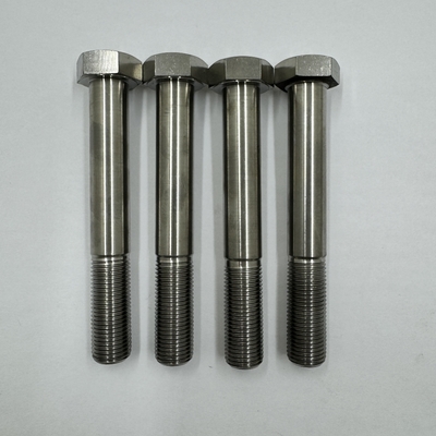 DIN標準GR5チタンヘックスヘッドボルト 1/2&quot;-20 x 4.5&quot; スタッドボルト