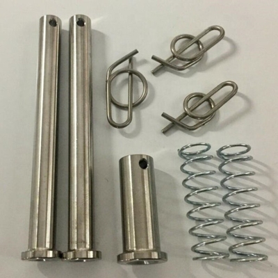 DIN 標準 GR5 グレード タイタンピンキット ジャコブス梯 3/8 x 3.71 と 1/2 x 1.3 クリップが含まれています