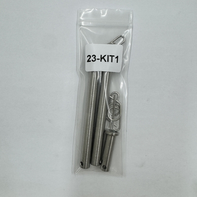 DIN 標準 GR5 グレード タイタンピンキット ジャコブス梯 3/8 x 3.71 と 1/2 x 1.3 クリップが含まれています