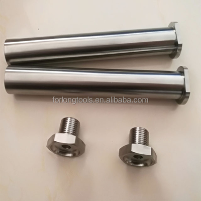 自然仕上げ 5/8&quot;-18 矮王ピン スプリント スピンドルナッツ用のチタン 6AL-4Vチタン合金製