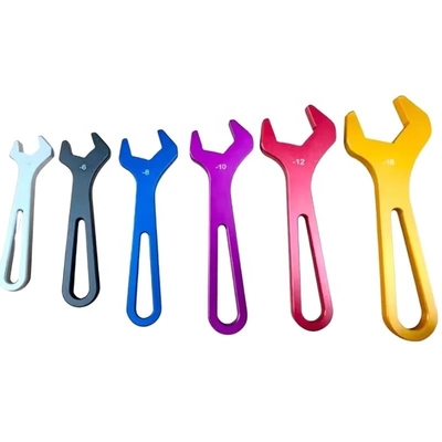ユニバーサル AN スパンナー アルミ ビレット レーシング ツール セット 6 pcs 1 キット AN4-AN16 スプリント カー ランチ レーシングとチューニング