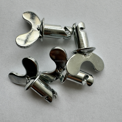 スチール Dzusドーム バターフライヘッド ボタン シルバー 5/16 &quot;x.500&quot; スプリントカーグリップとパフォーマンス