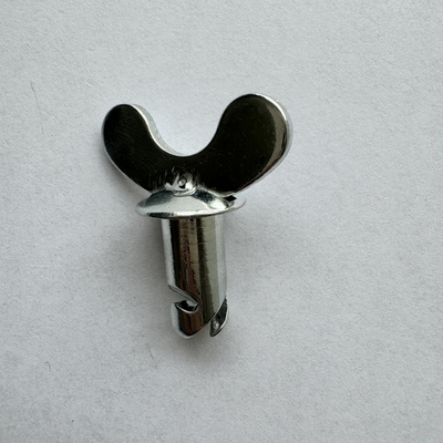 7/16 &quot;x.500&quot; ユニバーサル年 Dzus ドーム バタフライ ヘッド ボタン ハンドル シルバー 7/16&quot; x.500&quot; スチール スプリントカー OEM 受け入れ