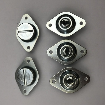 ユニバーサル 3/8 &quot;x.500 クォーターターン 自発噴出ボタン Dzus スプリントカーパーツ