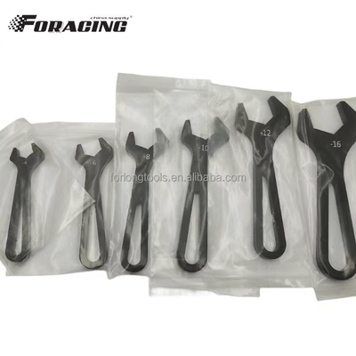 ユニバーサル 自動車 AN フィッティング レンチ キット AN4-An16 ブラック レーシング CNC 部品 アルミニウム 施工 スプリント 自動車 ツール セット 6PCS