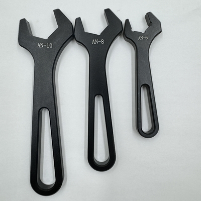 ユニバーサル ブラック AN フィッティング レンチ AN スプリンク カー ツールのセット 6PCS 年 ユニバーサル AN4-An16 ユニバーサル