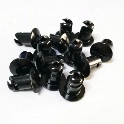 ユニバーサル 7/16&quot;x.600&quot;ブラッククォーターターン Dzus スツッド アルミファスナー 標準 OE NO.