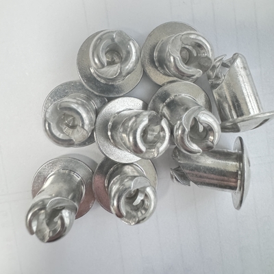 ユニバーサル用途 7/16&quot; *.500 Dzus ボタン シルバー アルミ スプリント カー 固定部品 交換/修理