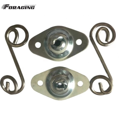 ステンレス鋼 速回り固定器 フォアシング Dzus スプリング SS 1 &quot;グリップ.375 シルバー