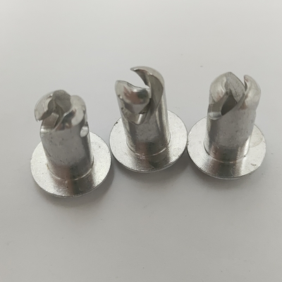 シルバー アルミニウム 5/16&quot;.500&quot; 1/4 クイックターン Dzus 小頭 スプリントカー 軽量