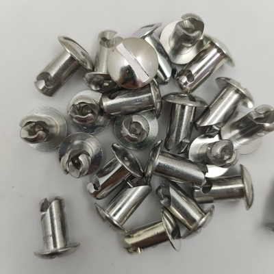 シルバー アルミニウム 5/16&quot;.500&quot; 1/4 クイックターン Dzus 小頭 スプリントカー 軽量