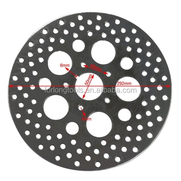 ハーレー・デビッドソン XLH 883 スポーツスター ステンレス鋼またはチタン製のバックブレーキディスクローター