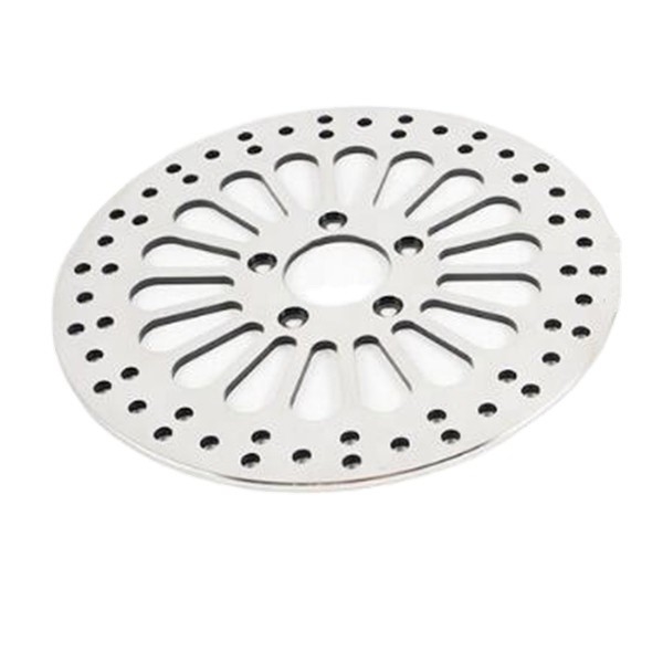 OD 299mm 11.8 インチ ハーレー用 後ろの磨き式ブレーキローター 右左マウントホール 5 2.30kg 位置 前後