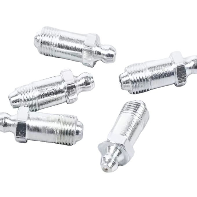 1/4&quot;-19 BSP グリース 乳首キャップ ステンレス ストレートフィッティング 90 度 輸送機器 オーダーメイド サポート OEM