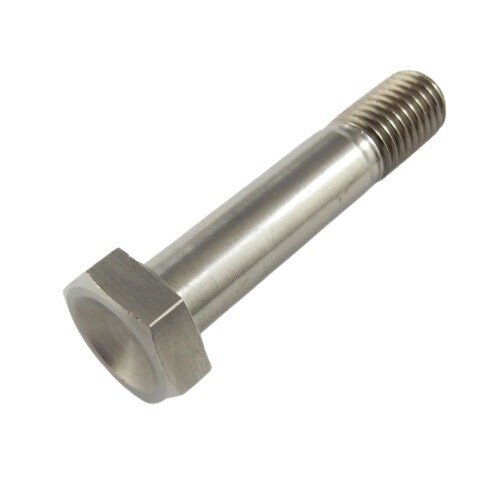 スプリントカー 5/16&quot;-24 x 1-1/2&quot; UNF タイタンヘックスヘッド ボルト DIN標準 6AL-4V 天然仕上げのチタン合金製