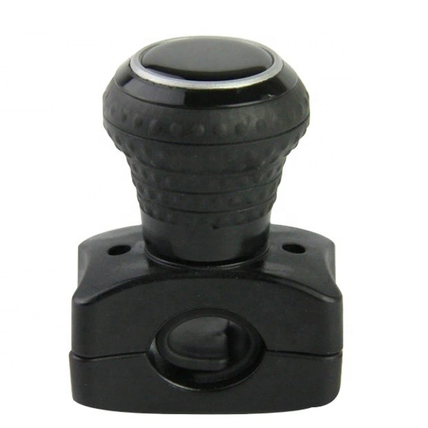 黒いステアリングホイールのスピナーノブ 3.2cm 6cmホイールの究極の運転アクセサリー